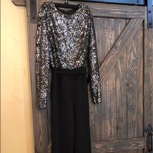 Vince Camuto sequined romper, size 6